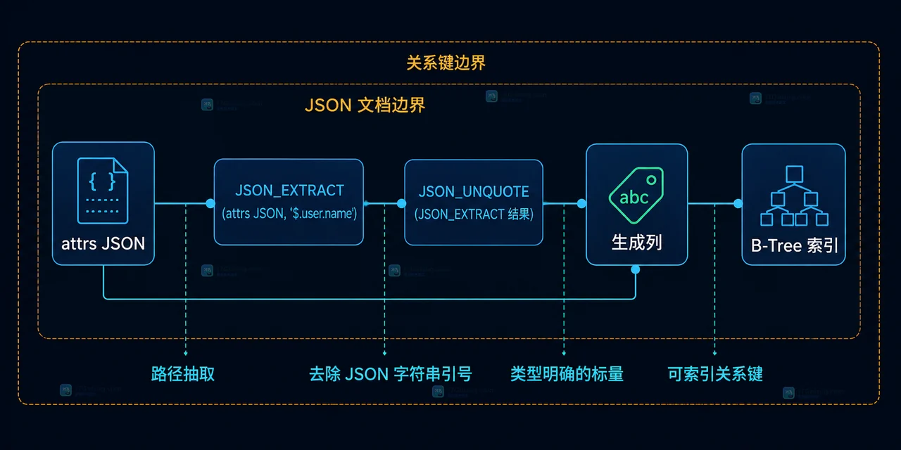 MySQL 生成列索引为什么比直接查 JSON 更稳定