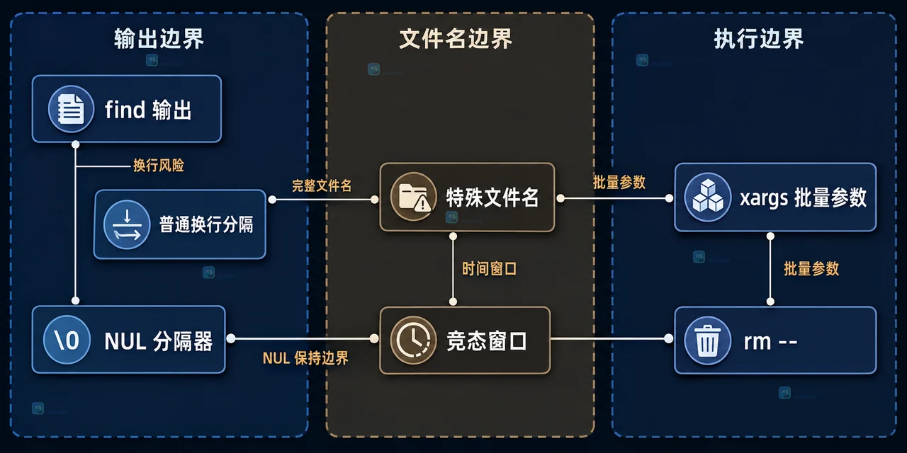 Linux find 删除大量文件时怎么避免参数列表过长