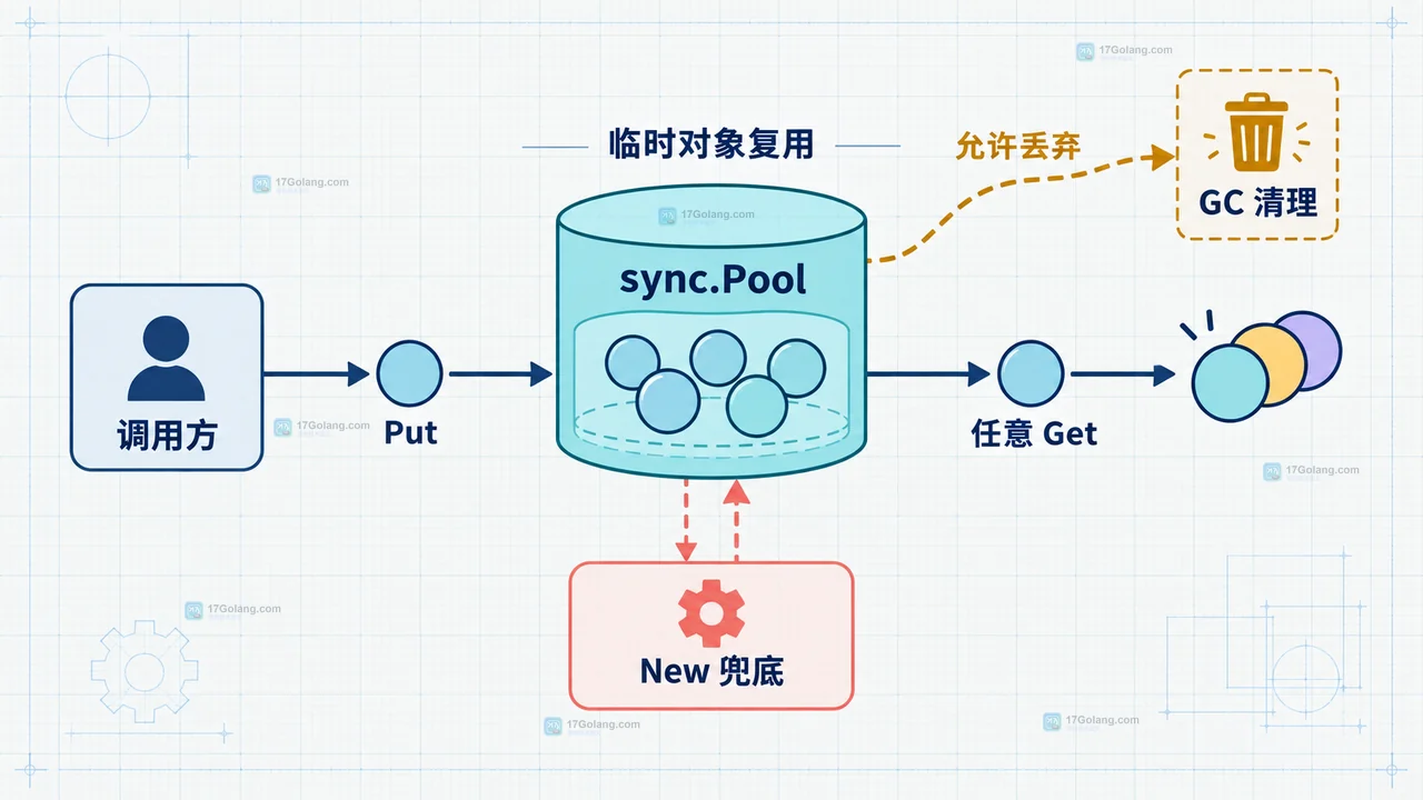 Go sync.Pool Get 取不到刚 Put 的对象正常吗