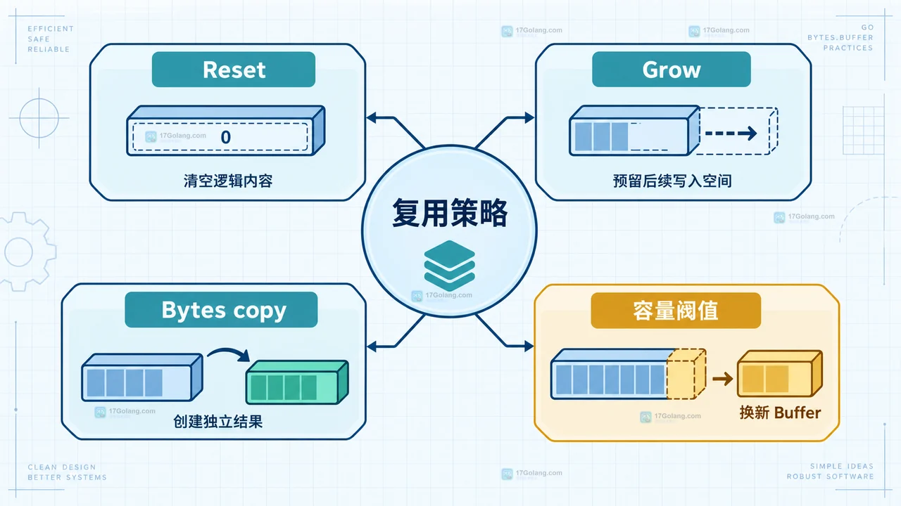 Go bytes.Buffer 复用时怎么避免旧数据残留