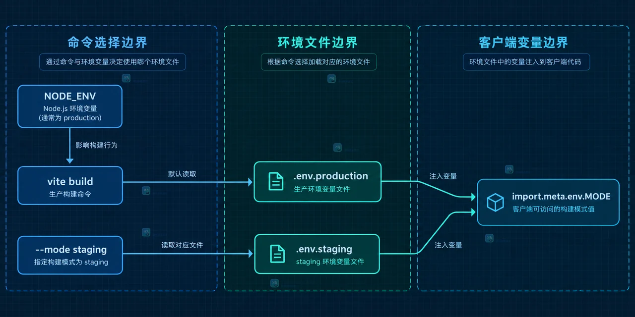 Vite mode 文件选择后为什么生产构建仍读取旧值