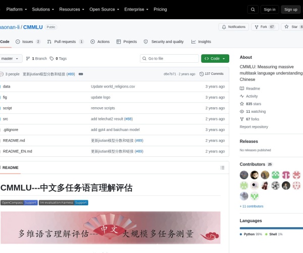 CMMLU中文大模型评估基准：功能、使用教程与应用场景解析