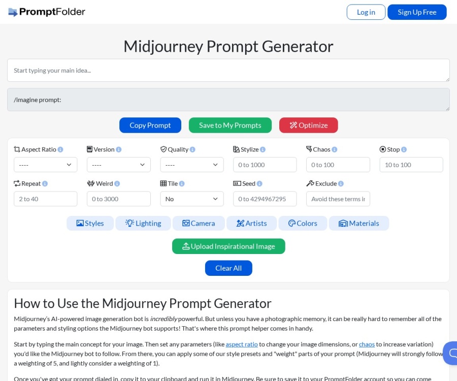 PromptFolder