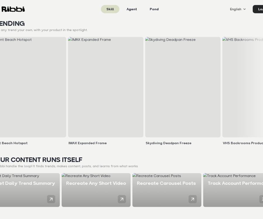 Ribbi是什么？自进化创意AI Agent，零部署省73% Token，设计师必备工具