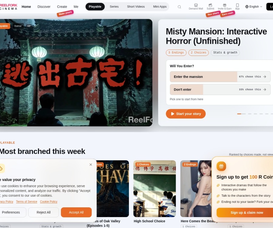 ReelFork是什么？AI原生互动视频与短剧创作平台全解析