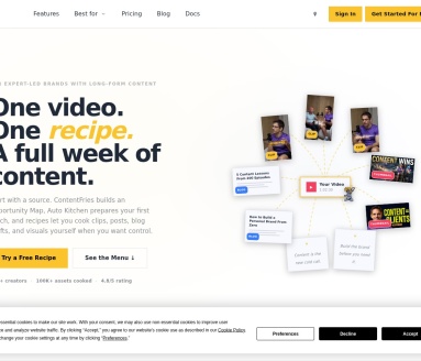 ContentFries：AI驱动内容创作平台，助力病毒式传播