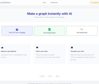 GraphMaker：AI驱动的数据可视化工具，快速生成图表