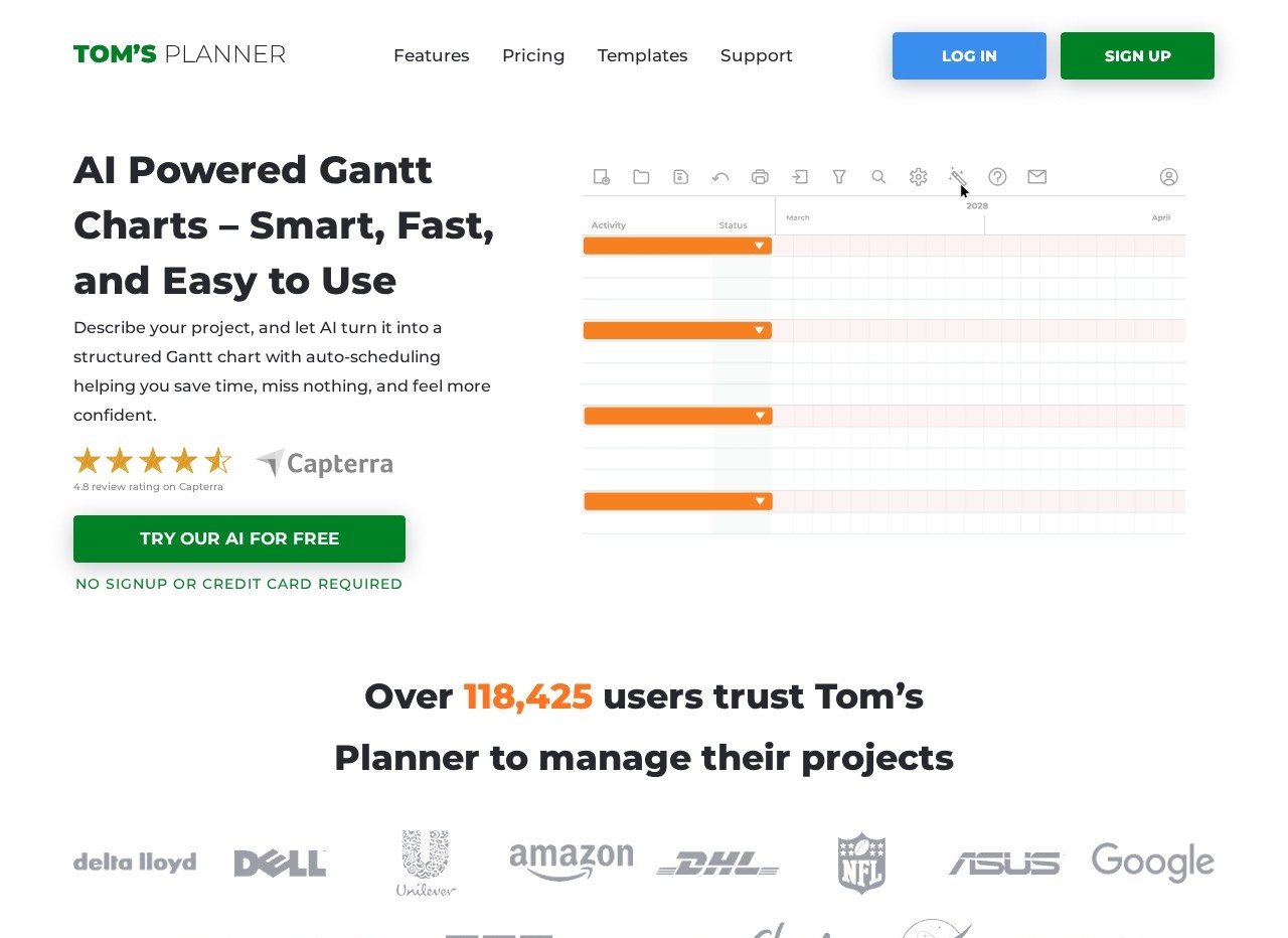 Tomsplanner