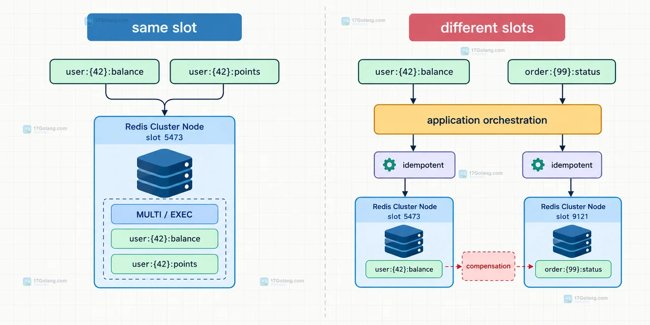 Redis Cluster 跨槽位事务为什么不能直接使用 MULTI