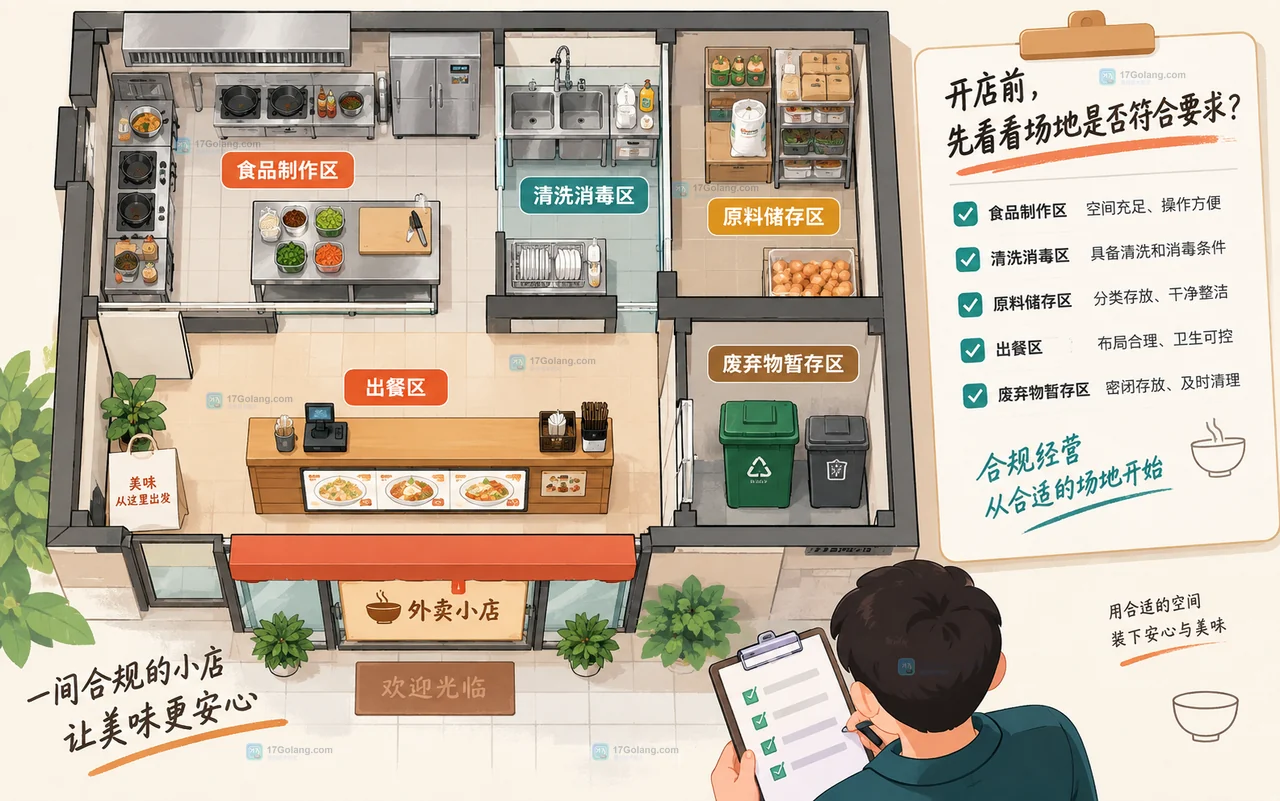 小餐饮店申请食品经营许可前怎么核对场地和材料