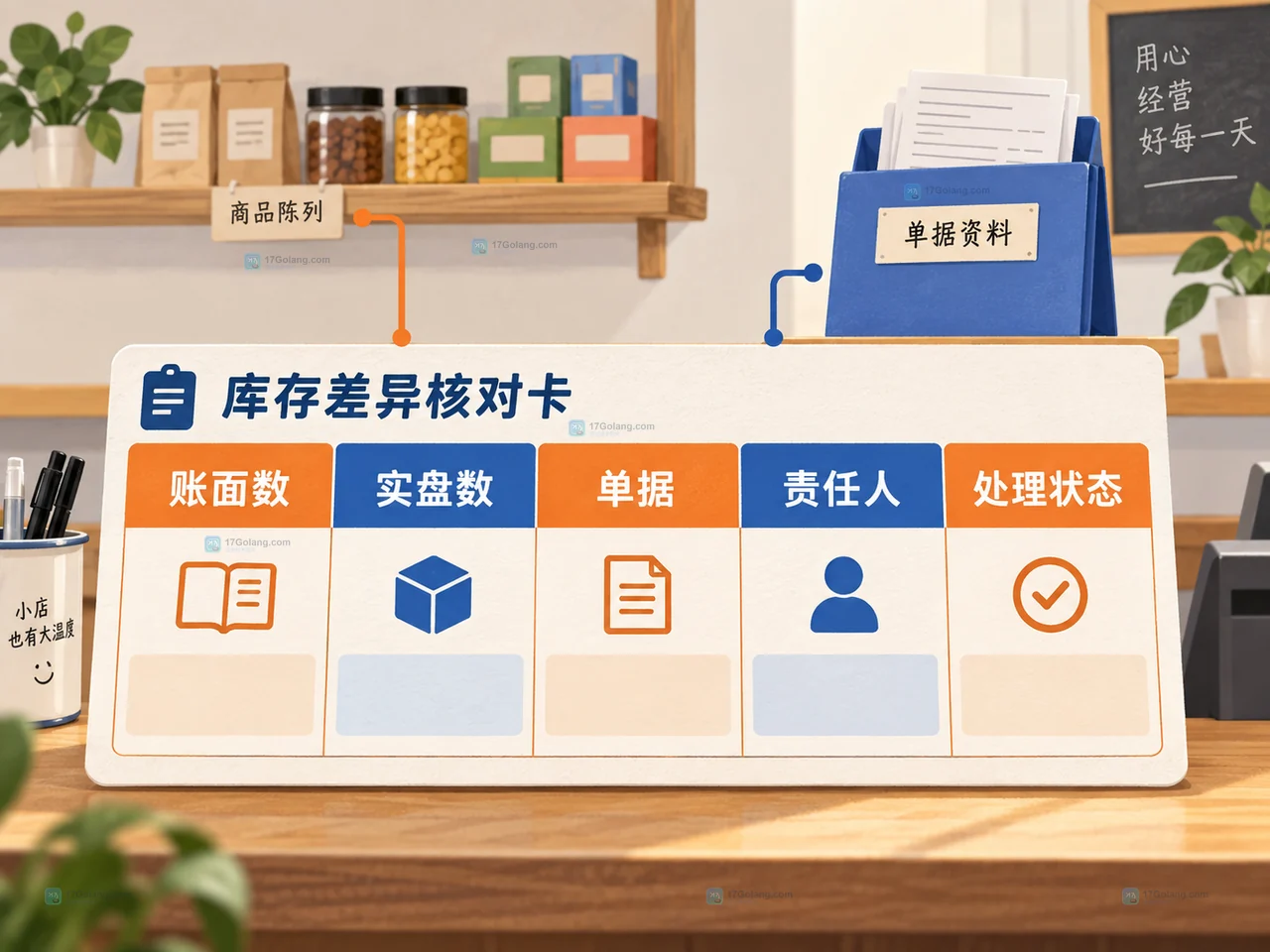 小型零售店盘点差异出现时怎么核对退货和损耗记录