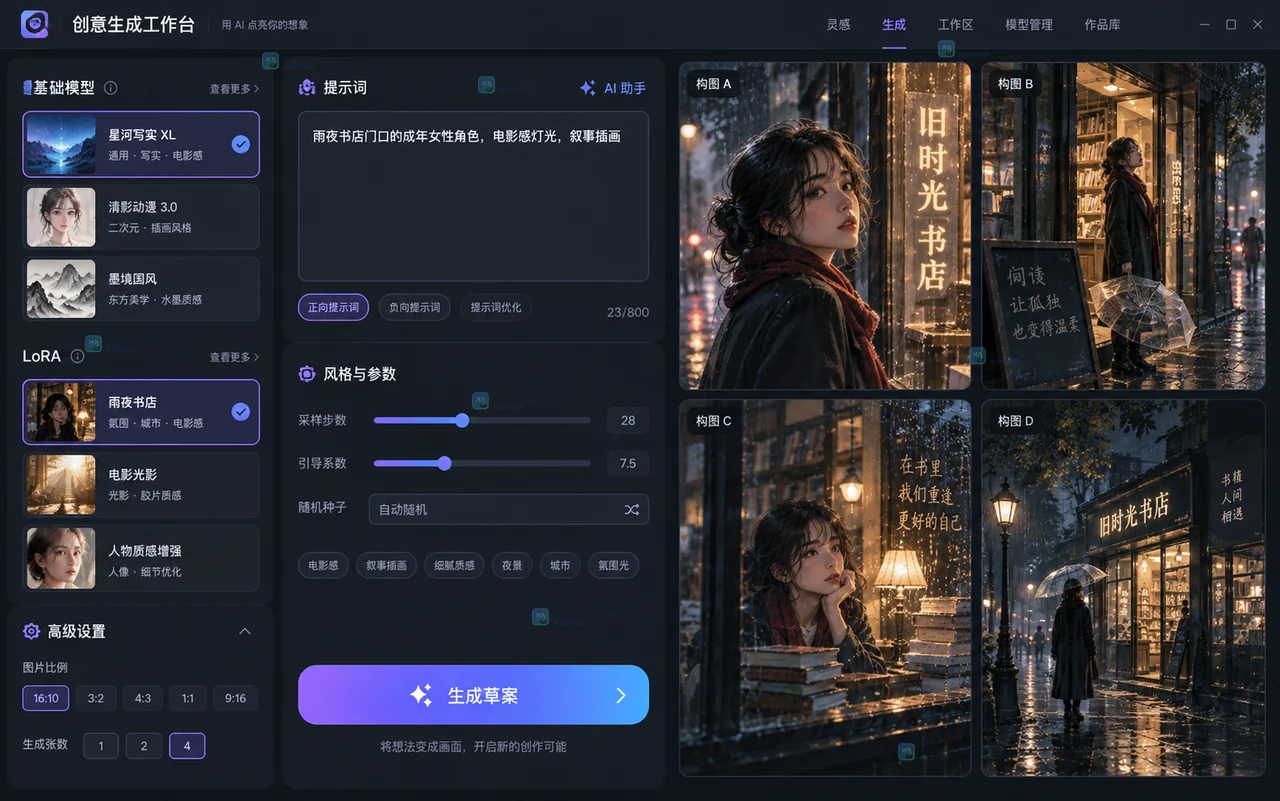 LiblibAI适合插画师吗？从创作任务看是否值得用
