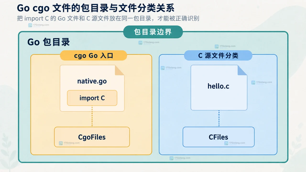 Go cgo 文件必须放在什么构建条件下才会被识别