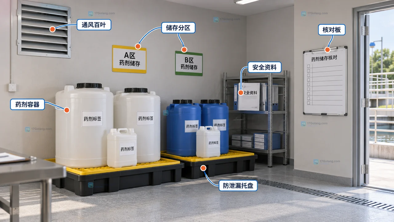 小型污水处理站换药剂前怎么确认储存和投加条件