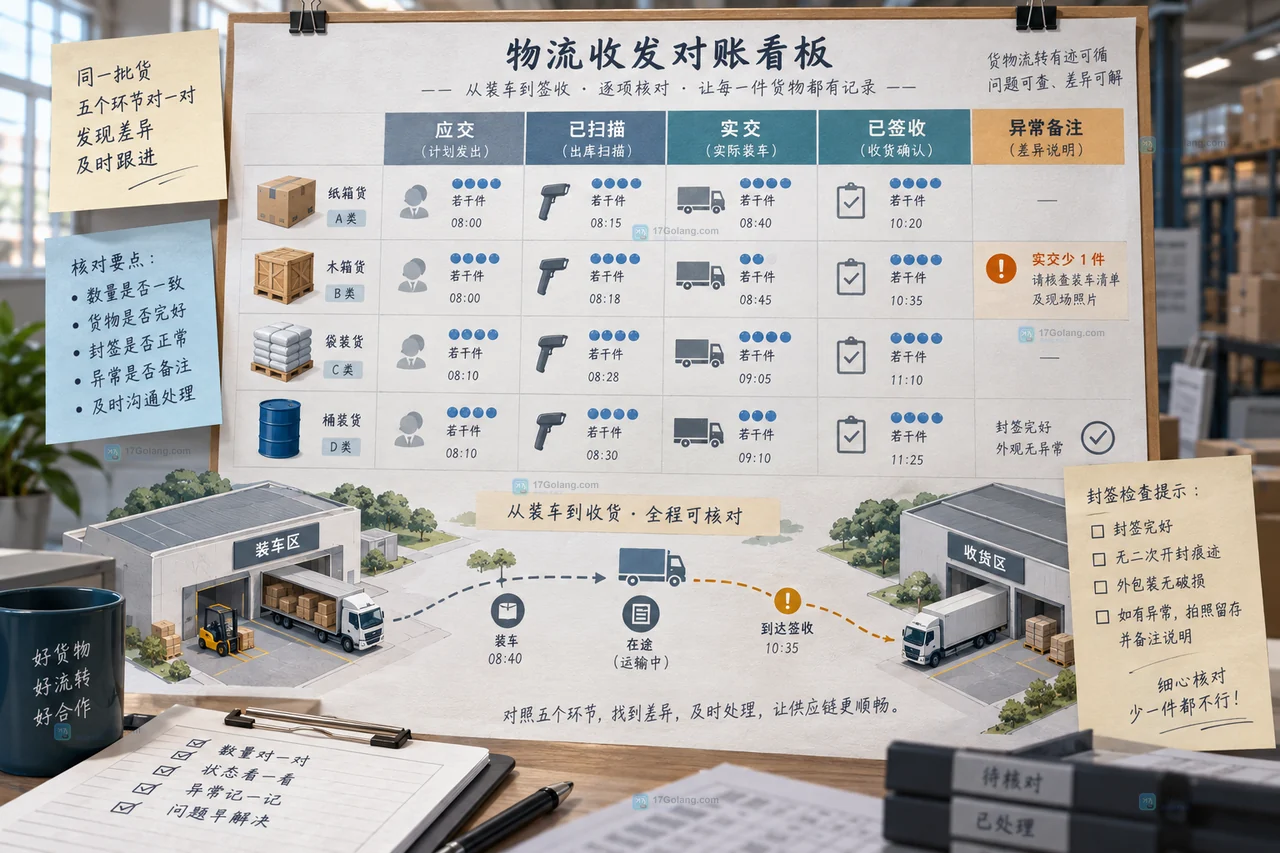 物流园区交接货物短少时怎么核对扫描和签收记录