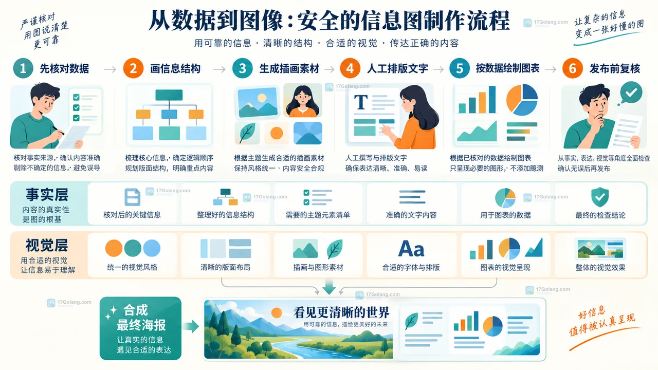 LiblibAI文生图适合做信息图吗？文字准确性、图表数据和视觉说明边界