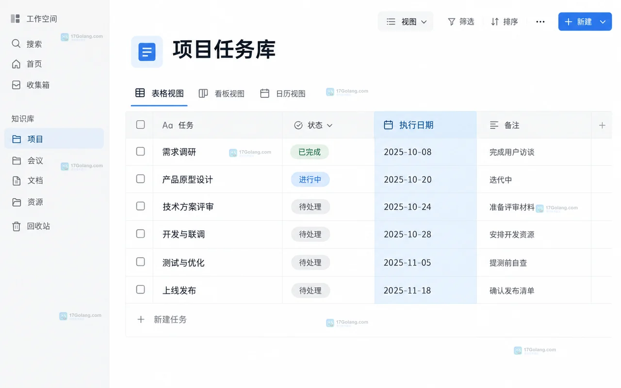 Notion 本周任务视图打开 Filter 面板并显示执行日期 is within This week 的筛选结果