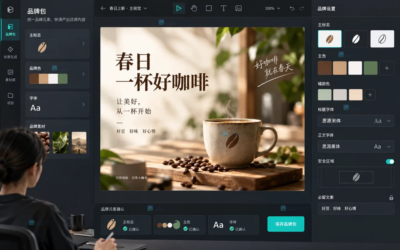 运营用Lovart批量改活动素材时，怎样锁定品牌元素避免版本跑偏？