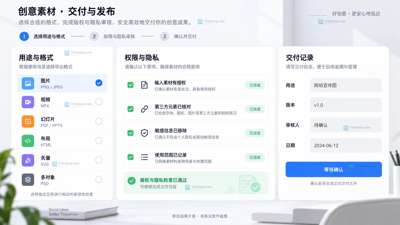 LovartAI 设计 Agent结果怎么检查？质量、格式与权限清单