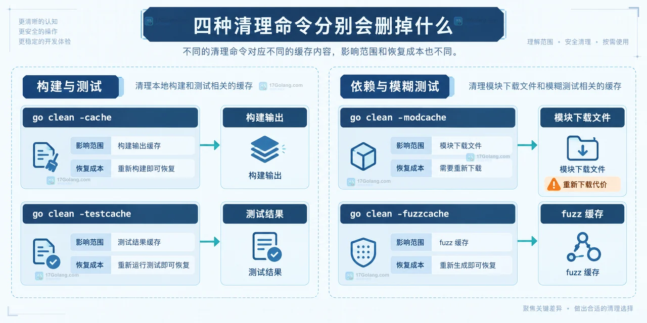 Go 编译缓存目录异常膨胀如何安全清理