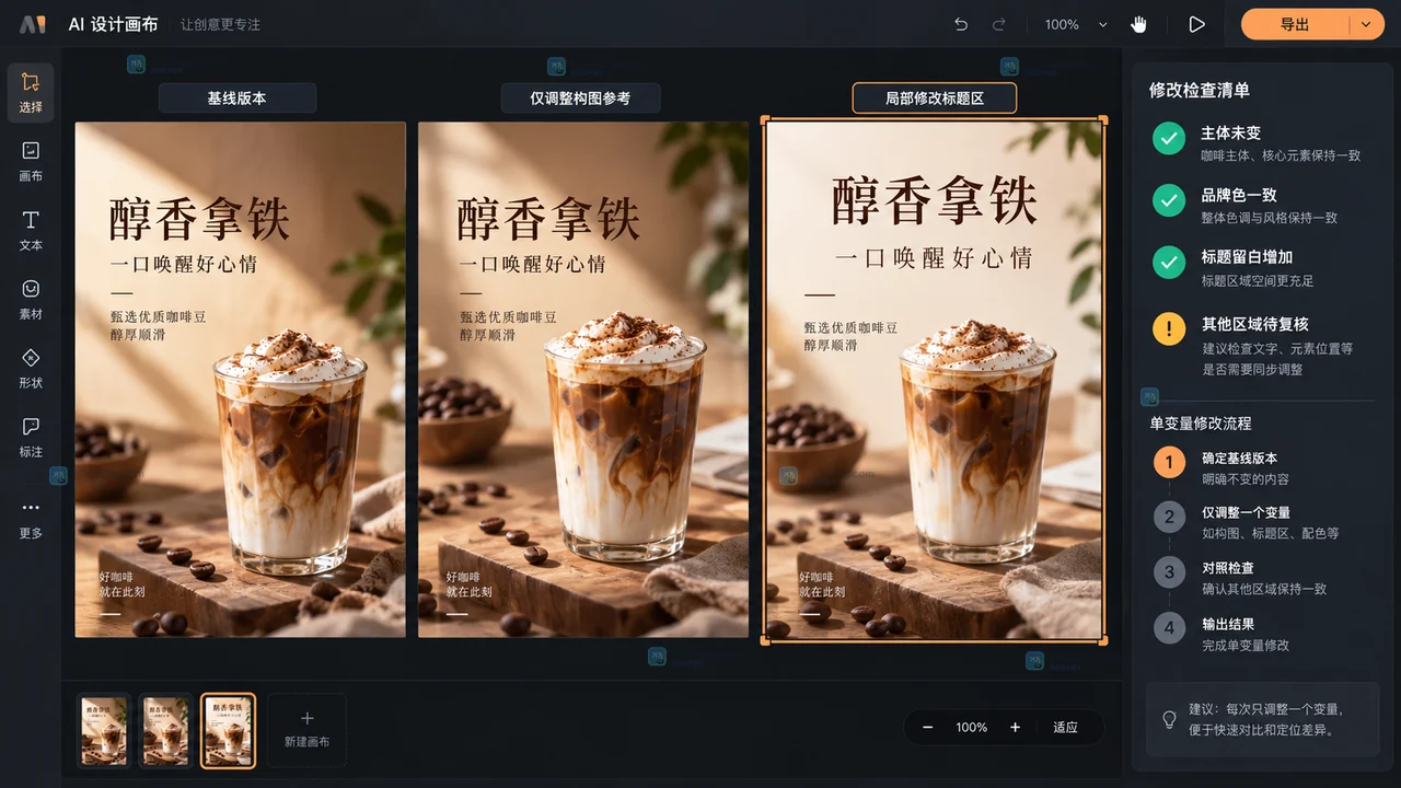 Lovart做AI设计平台效果不好怎么办？提示与参数排查