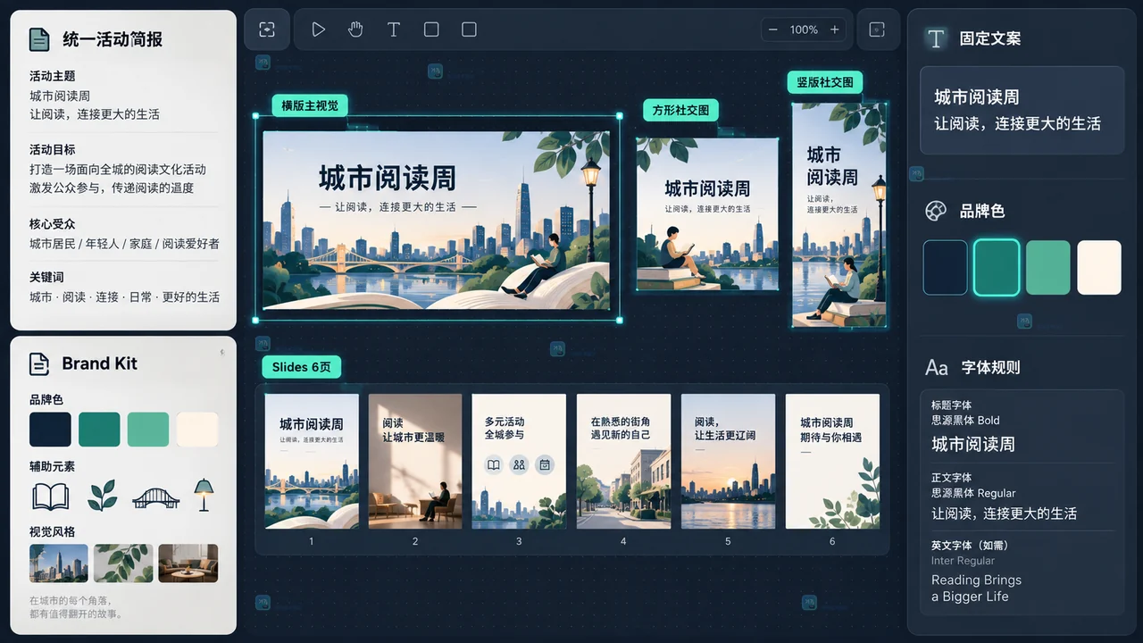 Lovart适合做多格式活动物料吗？从主视觉到PPT的选型清单