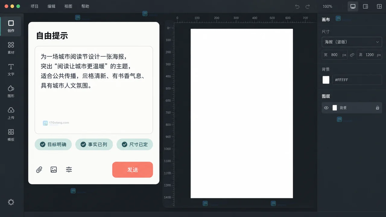 Lovart做海报该用自由提示还是Lovart Skill？任务选择表