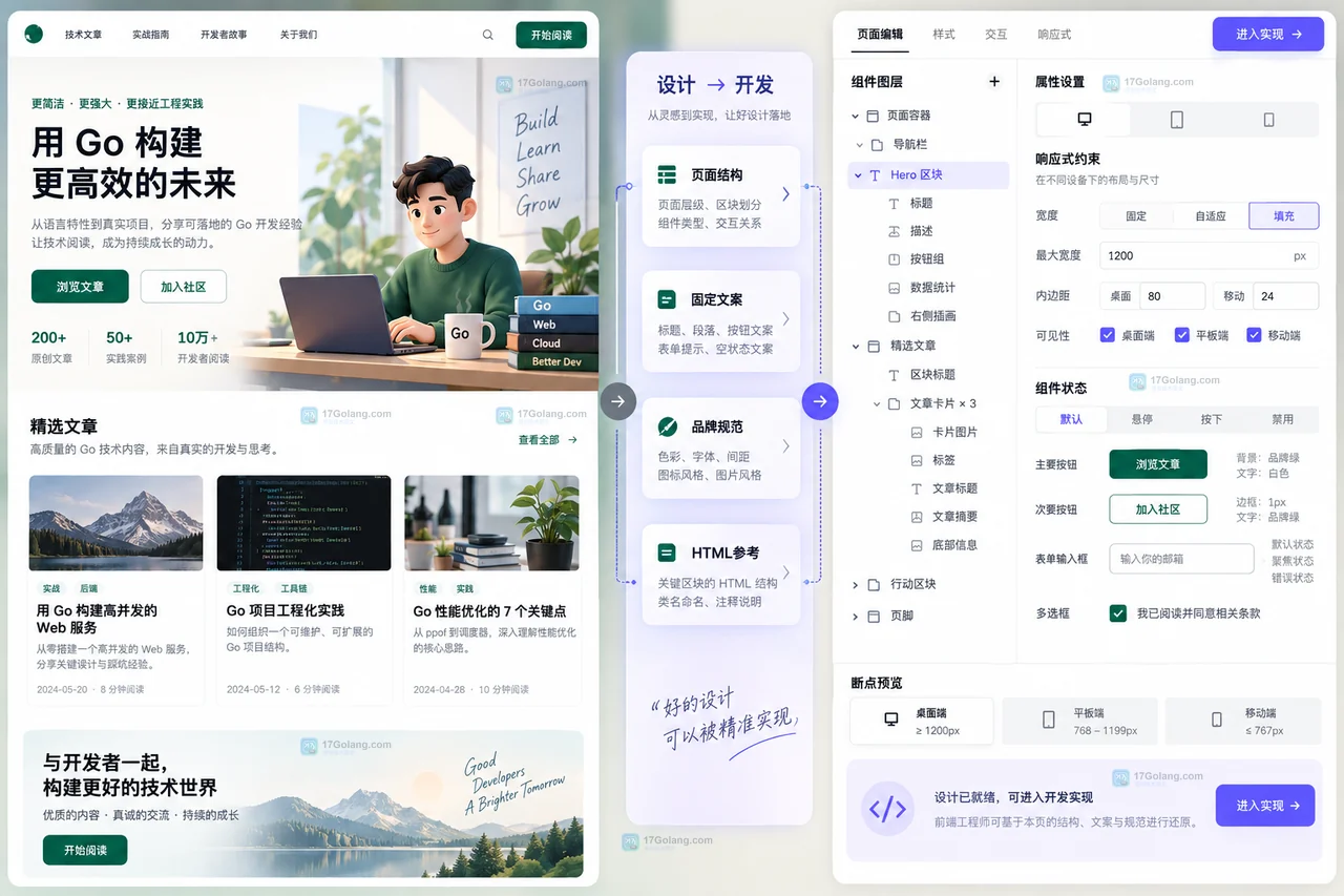 Lovart生成网页方案和传统页面编辑器有什么区别？按设计阶段选择