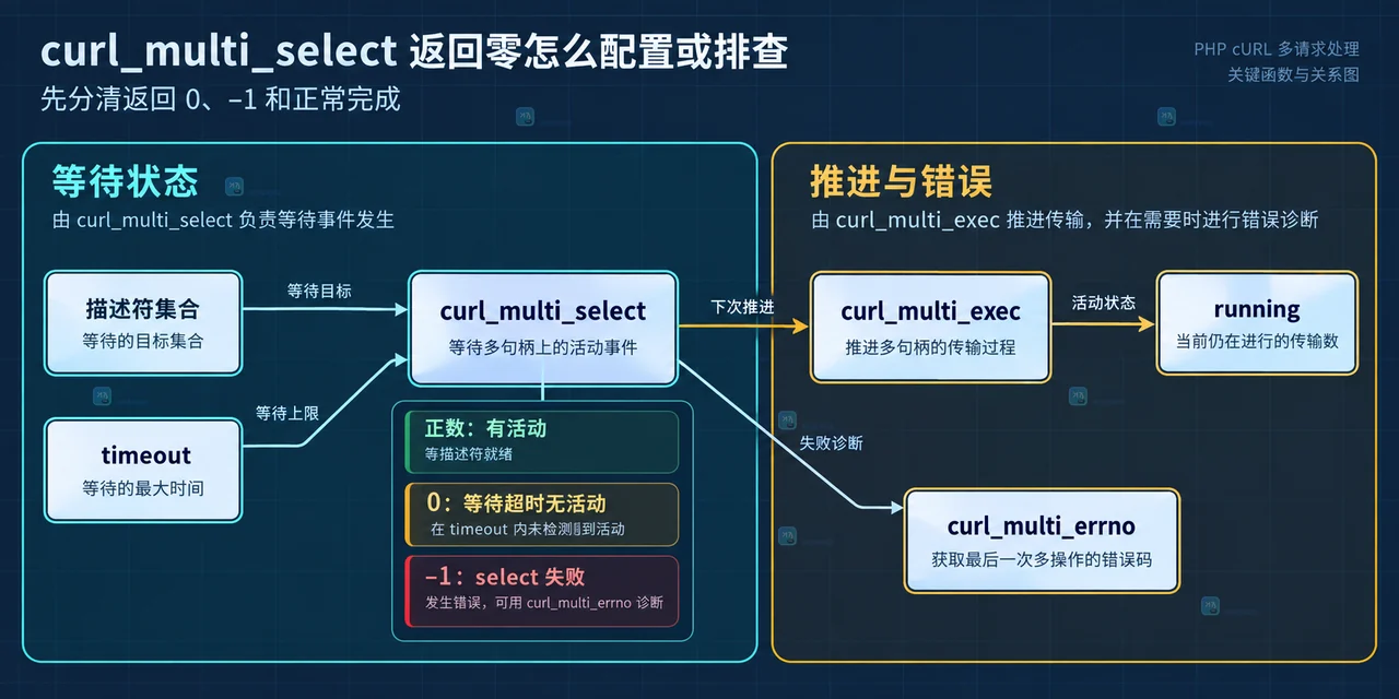 curl_multi_select 返回零怎么配置或排查
