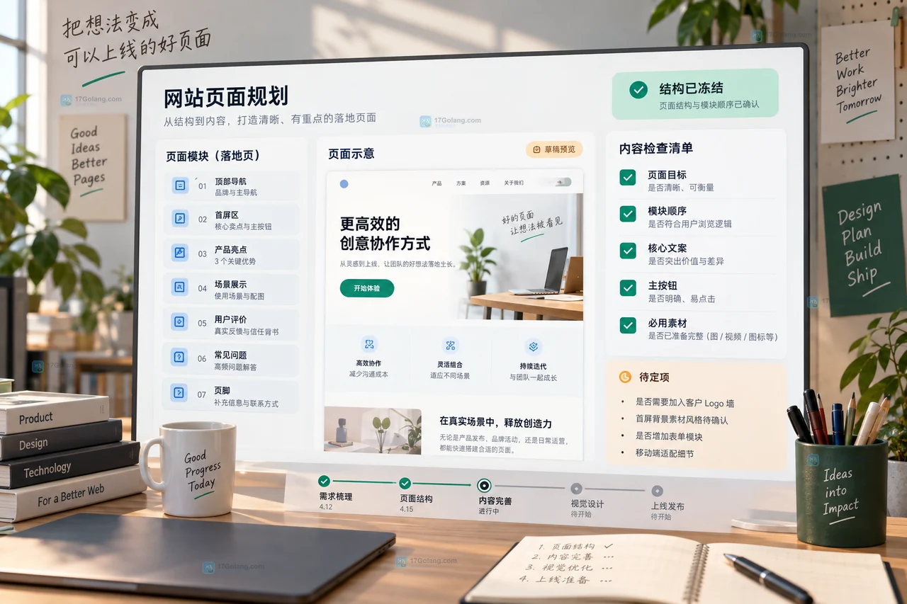 网页项目结构冻结与待定项管理面板