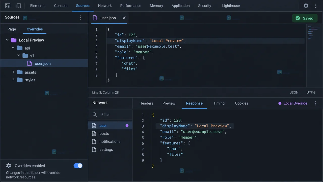 Chrome DevTools Local Overrides怎么配置或排查