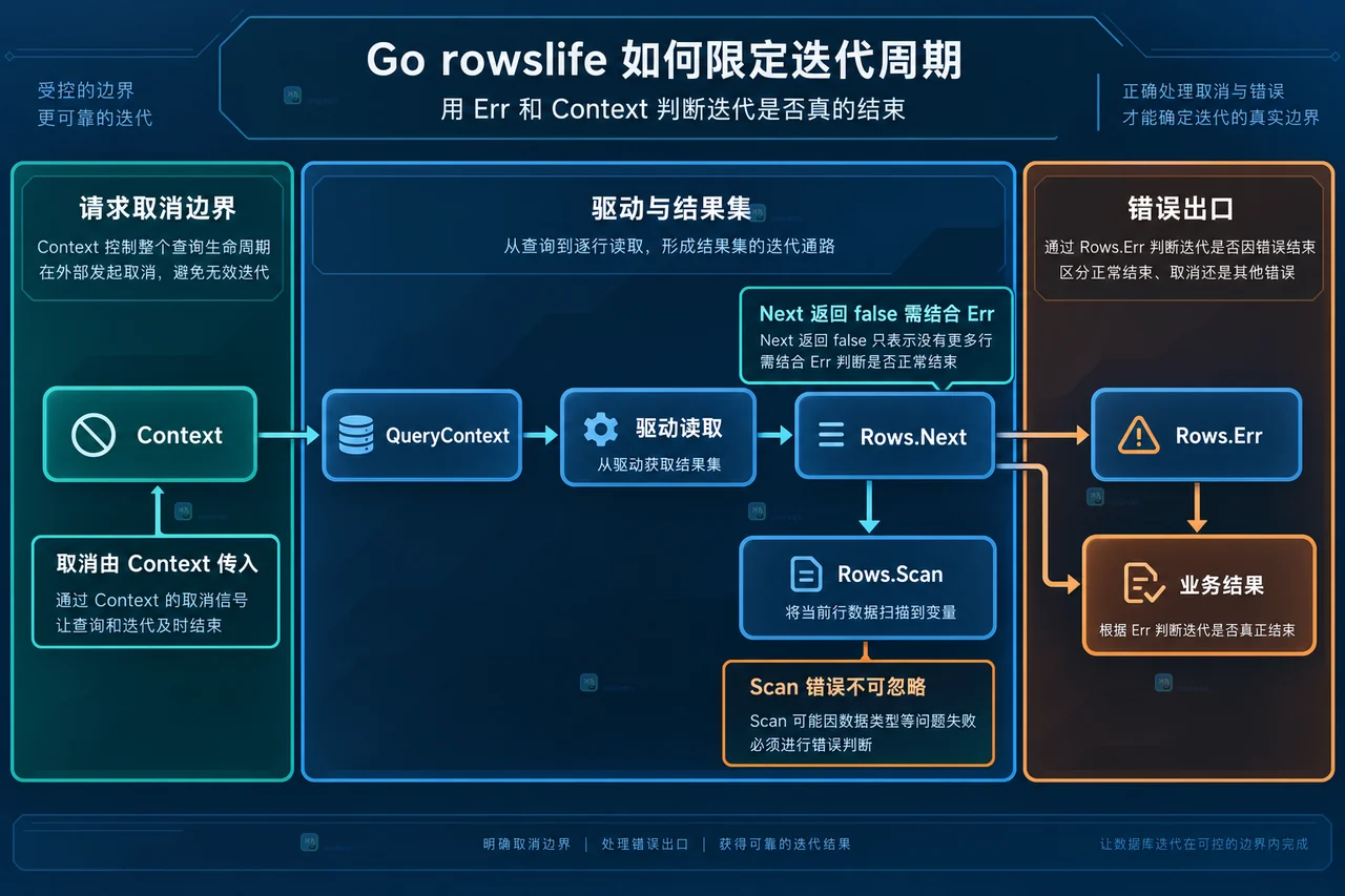 Go rowslife 如何限定迭代周期