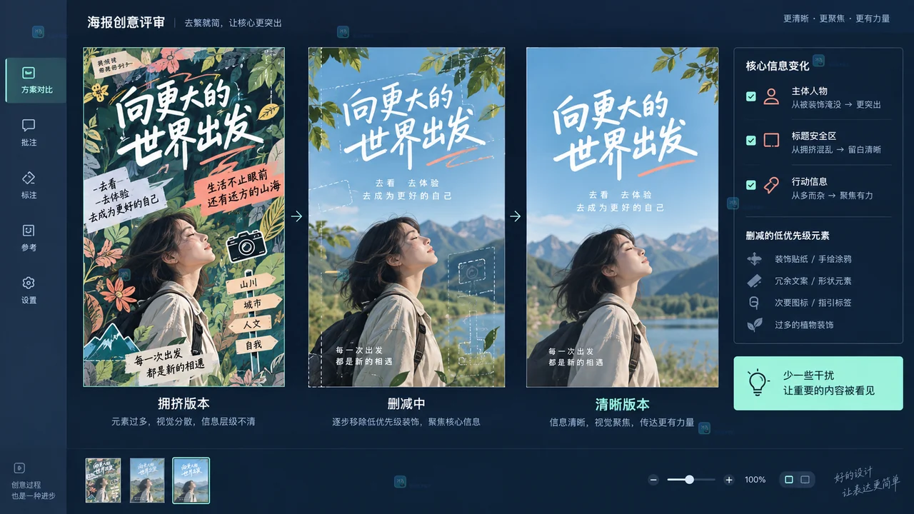 Lovart出图时画面元素太多怎么办？用信息优先级排查