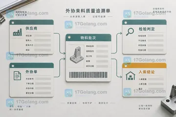 制造企业外协件入库时如何建立供应商质量追溯单