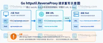 Go httputil.ReverseProxy 修改请求目标时如何保留原始 Host