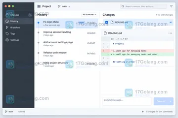 GitHub Desktop 暂存部分文件后如何保留未提交改动