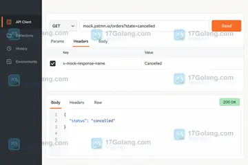 Postman Mock Server 如何让不同请求返回不同示例