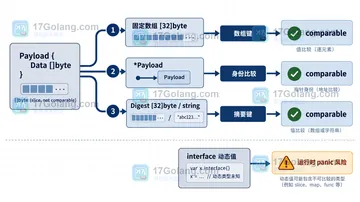 Go comparable 约束为何不能接收包含切片的结构体
