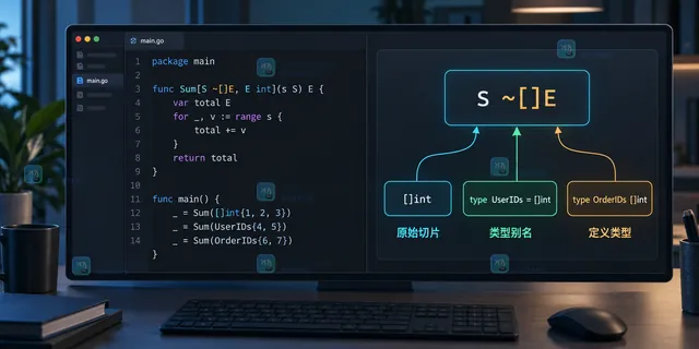 Go 泛型 Map 与 MapTo 返回 S 和 O 时保留切片类型的原创结果示意图