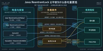 Java ReentrantLock 公平锁为什么吞吐量更低