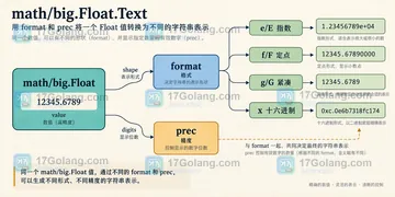 Go math/big.Float Text 输出为何受格式参数影响