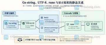 Go unicode/utf8 RuneCountInString 如何估算显示字符数