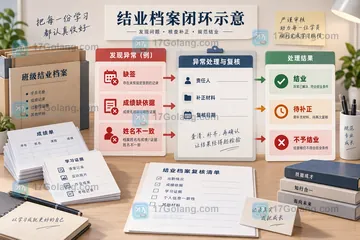 职业培训机构结业档案如何核对学员出勤与成绩