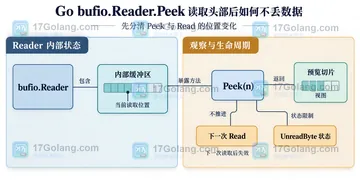 Go bufio.Reader.Peek 读取头部后如何不丢数据