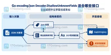 Go encoding/json Decoder.DisallowUnknownFields 适合哪些接口