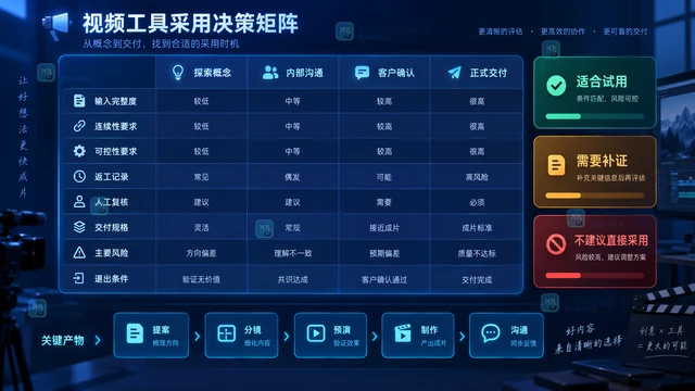 LibTV能帮专业视频创作者做哪些环节？按提案、分镜、预演和版本沟通拆分