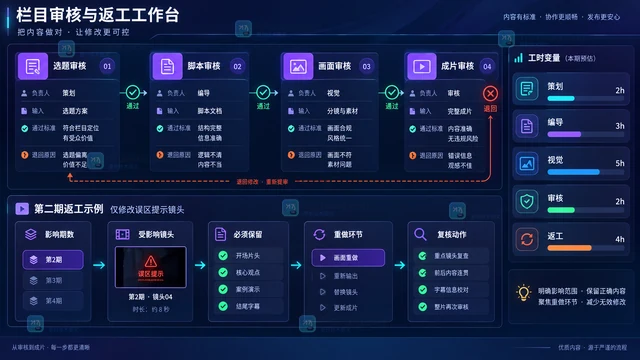 LibTV适合MCN批量内容生产吗？用栏目一致、审核节奏和返工成本实测