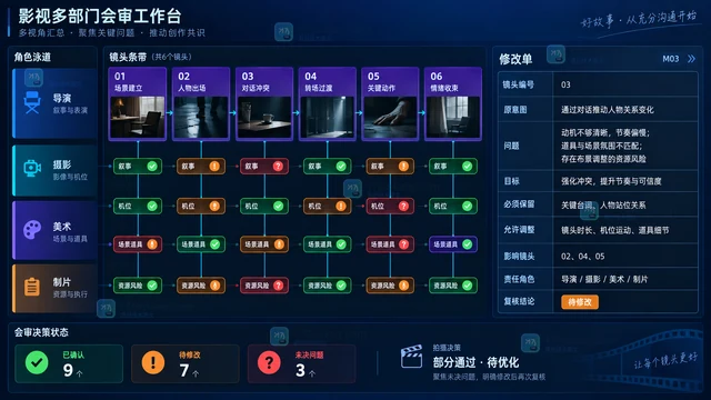 LibTV适合影视团队做前期预演吗？用分镜表达、镜头衔接和修改会审判断