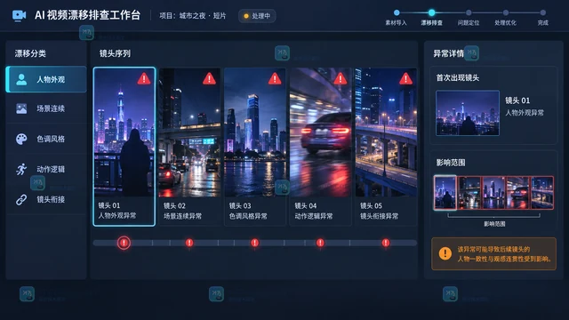 LibTV高可控视频输出仍然漂移怎么办？按参考、镜头与变量定位
