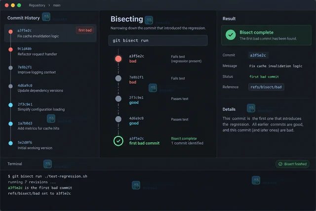 Git bisect把自动测试接入二分定位的实现方法